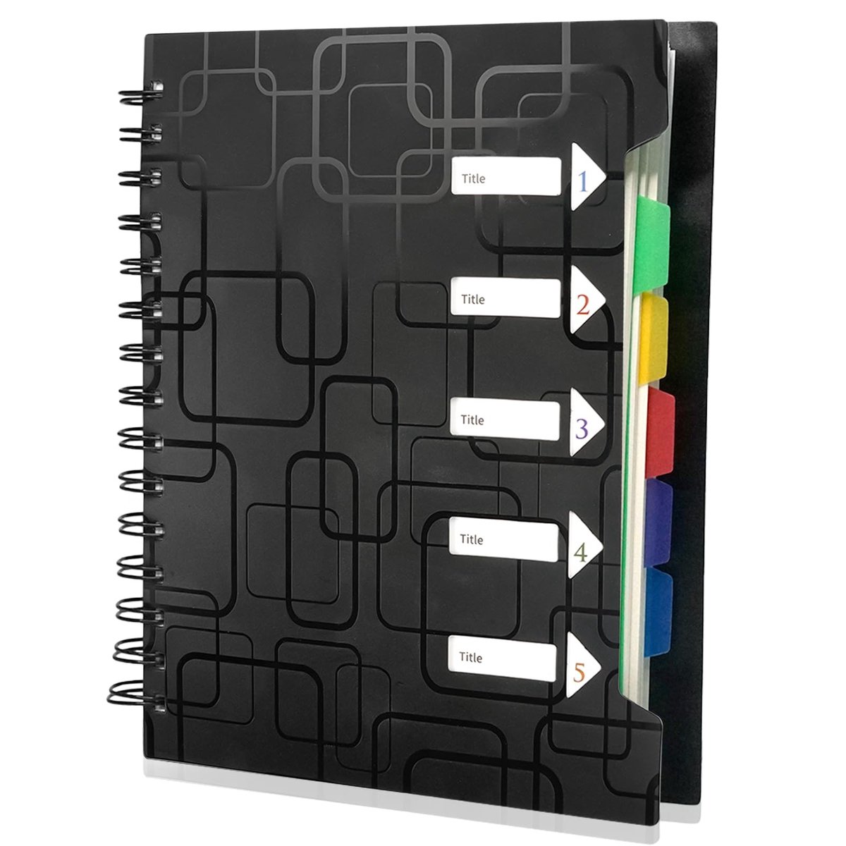 Solidchoice - A5 Notitieboek met Index en 240 Bladen