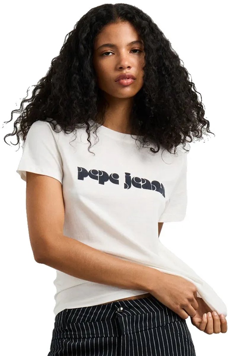 Pepe Jeans Benilda T-shirt Met Korte Mouwen Wit S Vrouw