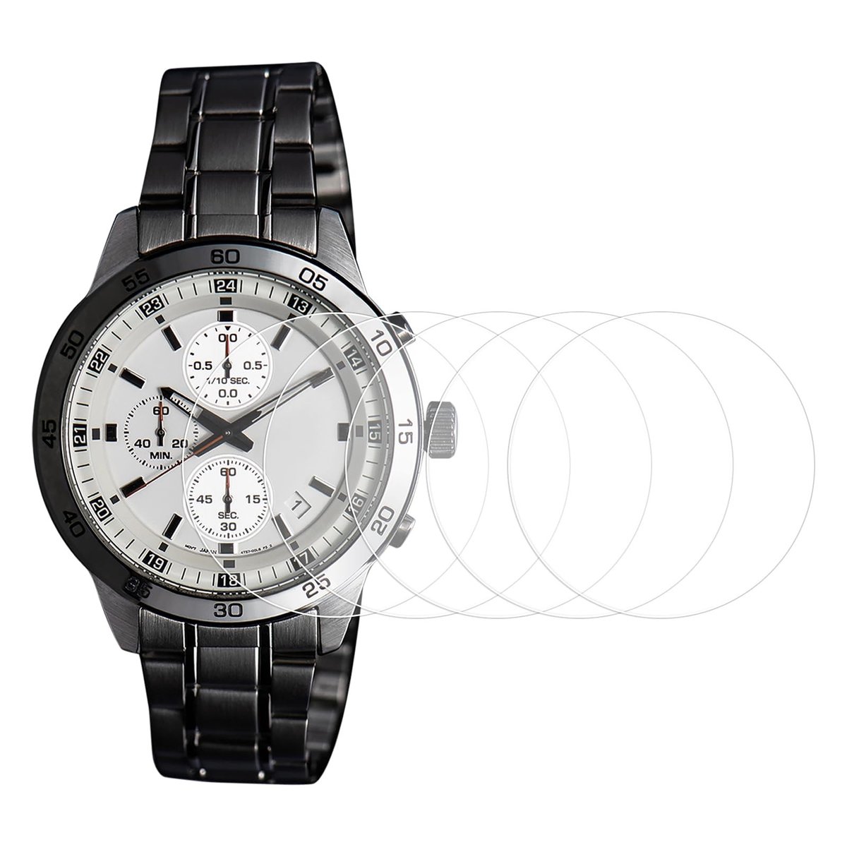 Solidchoice - 2 Stuks Universele Horloge Schermbeschermers