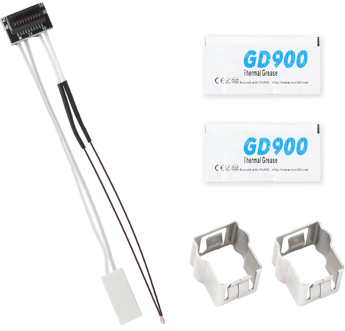 3D Printer Accessories for Bambu Lab P1P/P1S, 24V 48W Ceramic Heating Element with Thermistor, Accurate Temperature - ShopVlot