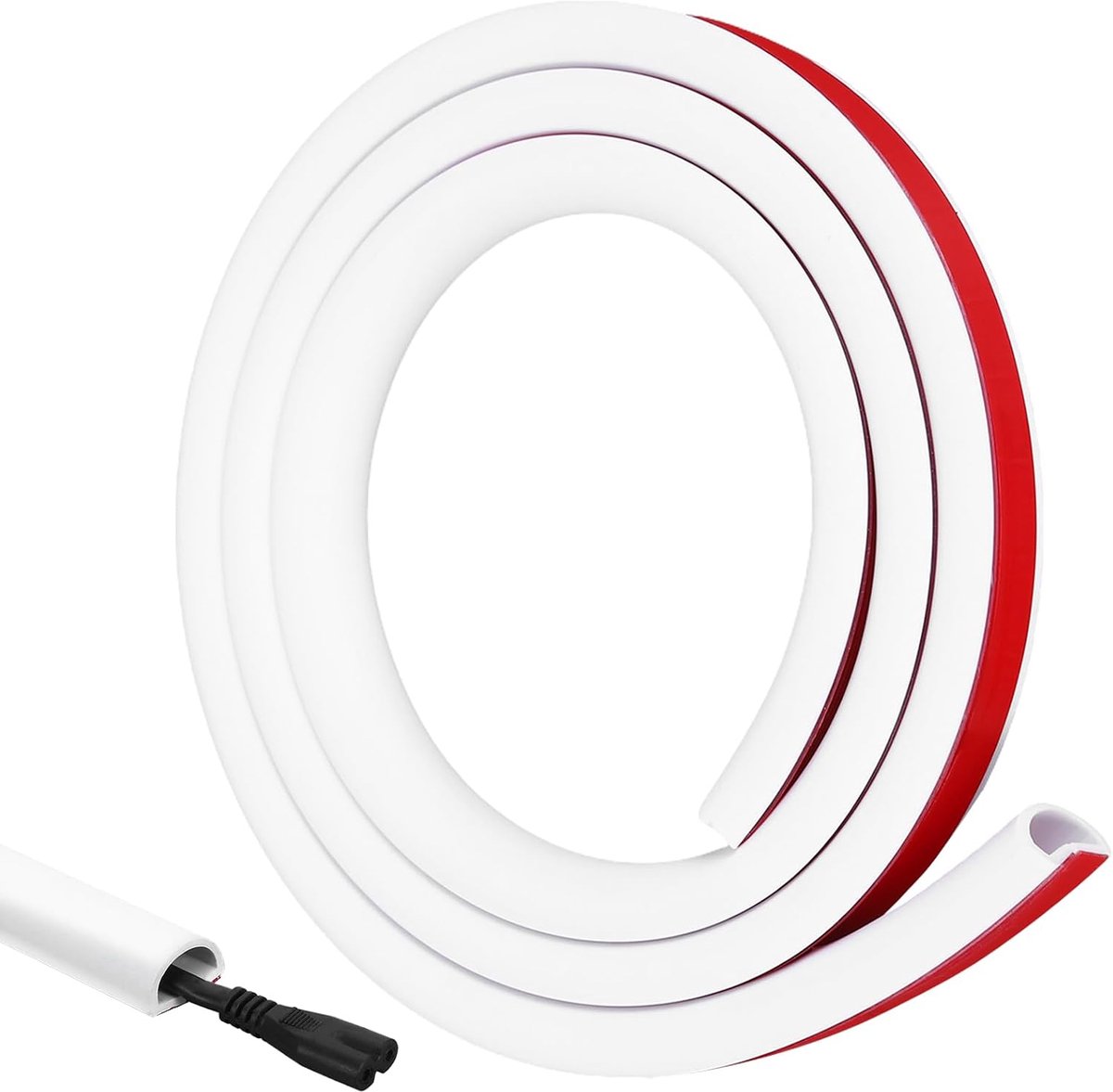 3M Cable Tray Hidden Cable Tray Self Adhesive White Self Adhesive - ShopVlot