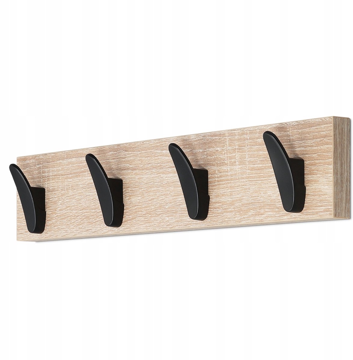 Wandkapstok Loft Dressoir met 4 Haken - Eiken Sonoma