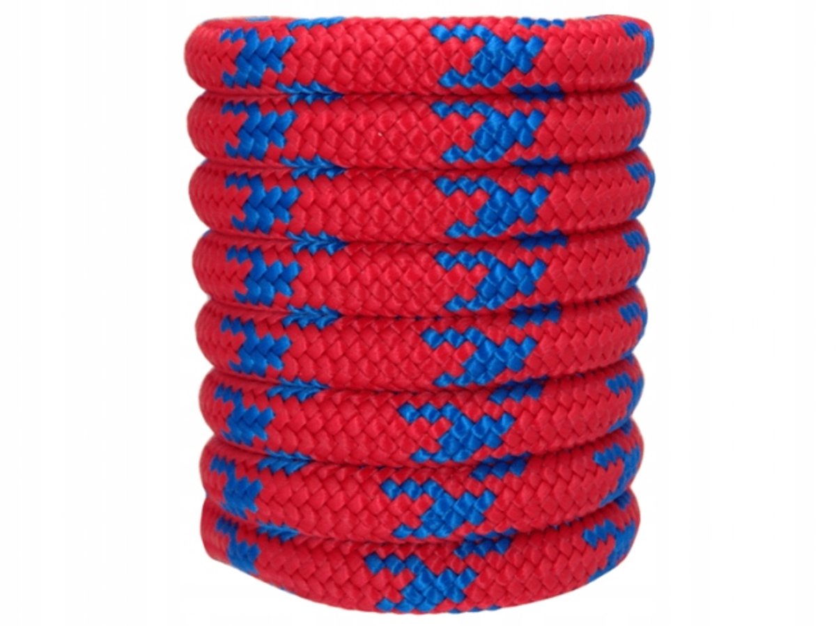 Rode Polipropyleen Touw 6 mm - Drijvend en UV-bestendig