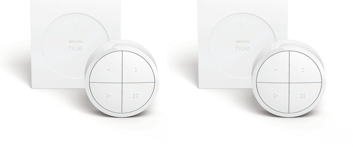 Philips Hue Voordeelverpakking - met 2 Hue Tap dial switch (Wit) - Hue Accessoires