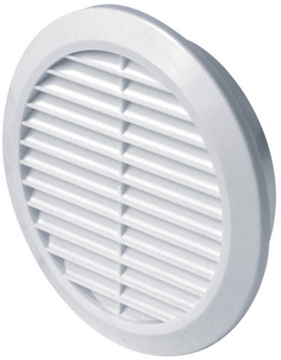 Rond Ventilatierooster 100 mm met Insectennet voor Afvoerlucht