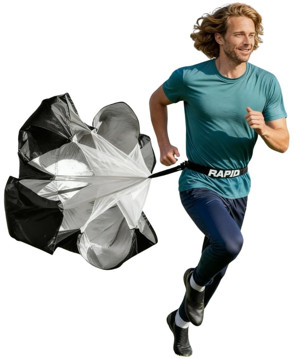 Solidchoice - Sprint Training Parachute met Verstelbare Riem 142,2 cm