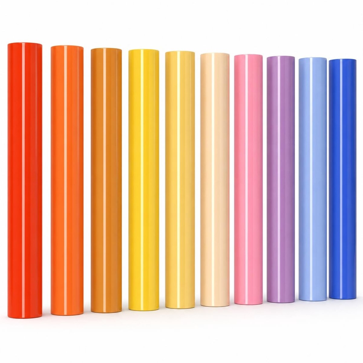 Solidchoice - Set van 10 Vellen Plotterfolie voor Textiel 30,5 x 25,4 cm
