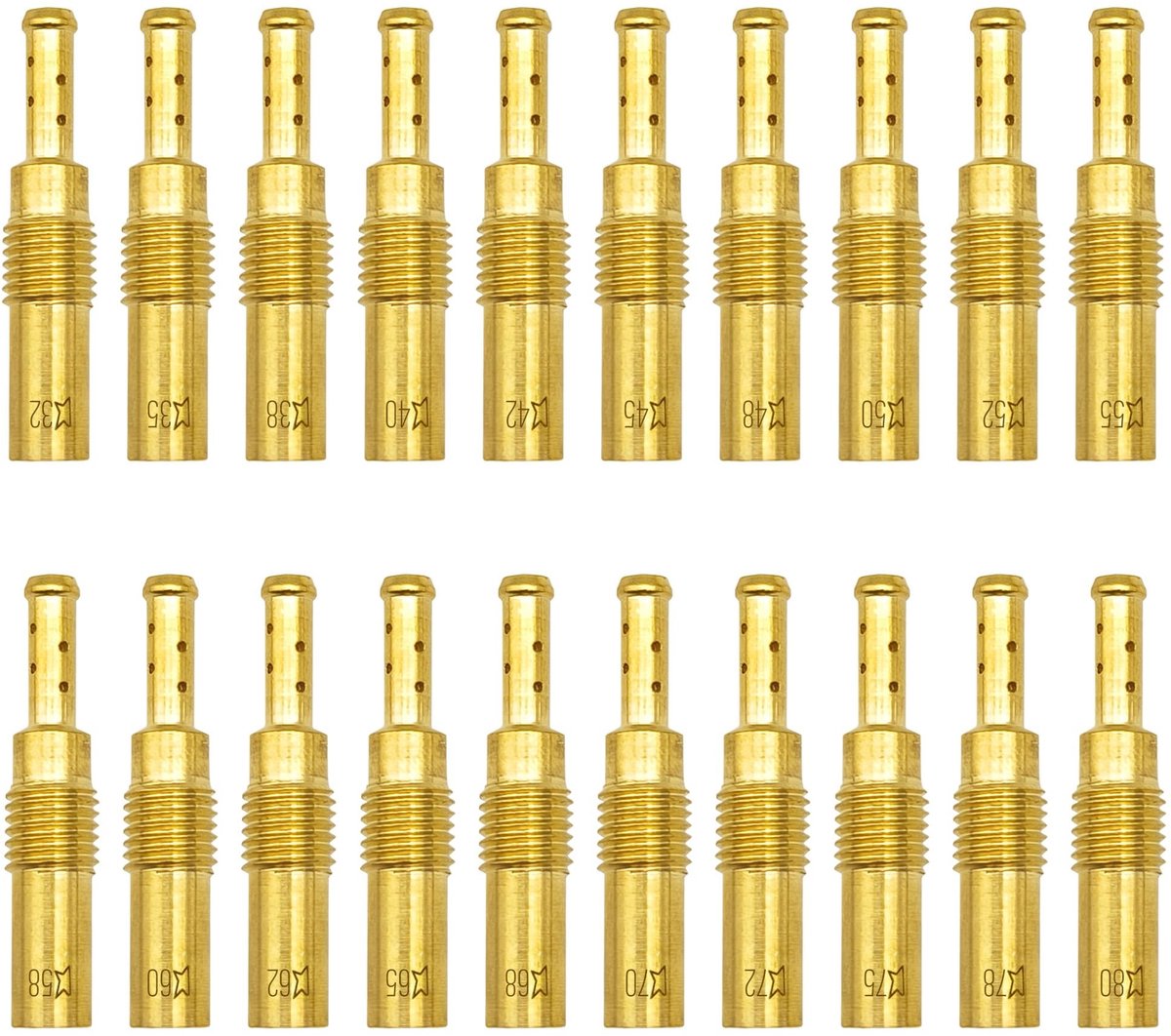 Solidchoice - Slow Pilot Jet Kit voor Carburateurs 20 Stuks
