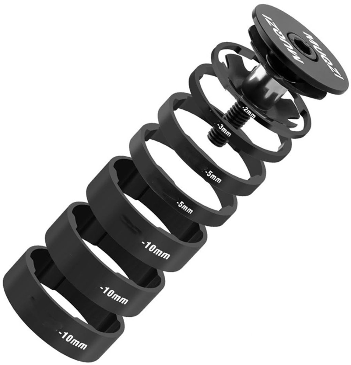 Solidchoice - Set van 4 Spacer Ringen voor Fietsstuur
