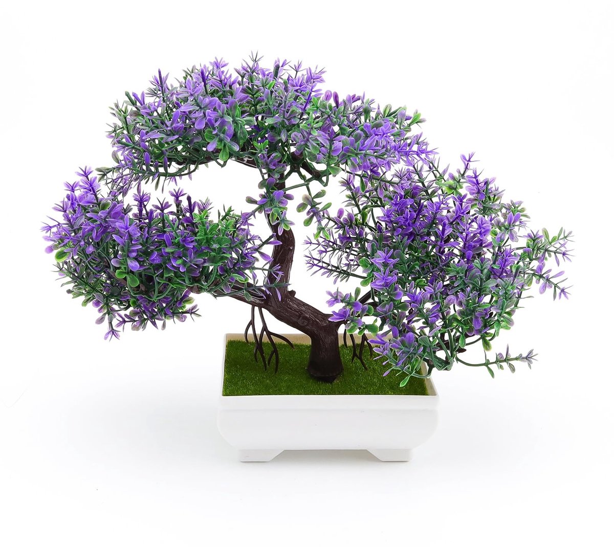 Solidchoice - Kunstbonsai - Charmante Nepplant voor Eetkamer, Woonkamer en Kantoor
