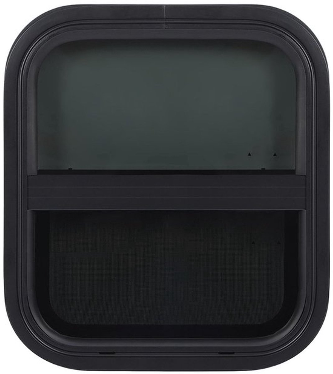 Schuifraam Waterdicht - Aluminiumlegering - Oxidatiebestendig - Campers/Bouwvoertuigen - 406x356mm - Volledige afdichting - Campers Raam