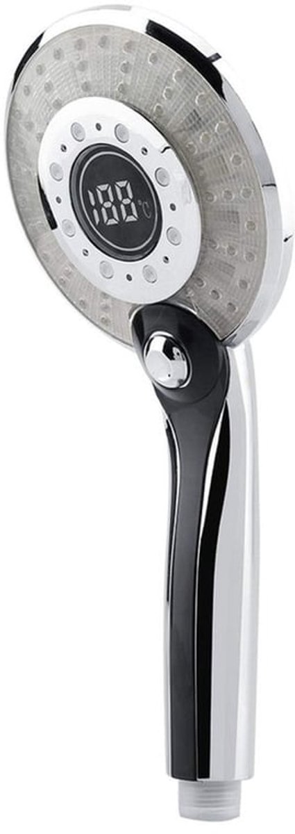 Handdouche LED met Digitale Temperatuurweergave - 3 Straalsoorten - Waterbesparende Douchekop - ABS Materiaal - Verouderingsbestendig