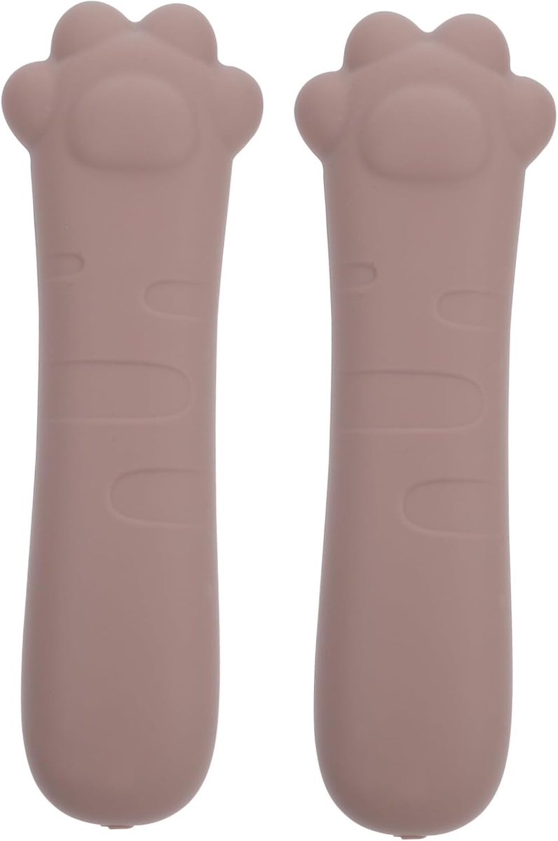 Deurklink beschermer - deurklink hoezen - 2 stuks - deur klink beschermer - deurklink beschermringen - muurbeschermer deurklink - muurbeschermer - deurbuffer - muur beschermer - 15.5*5*6.2cm - Bruin