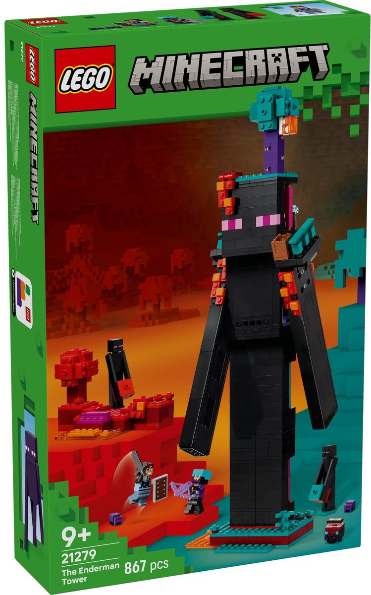 LEGO 21279 Minecraft De Enderman Toren