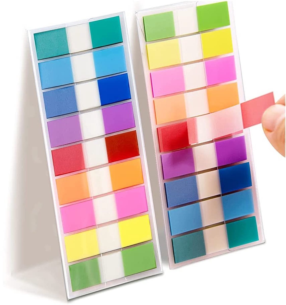 Solidchoice - Set van 360 Zelfklevende Index Tabs in 9 Kleuren