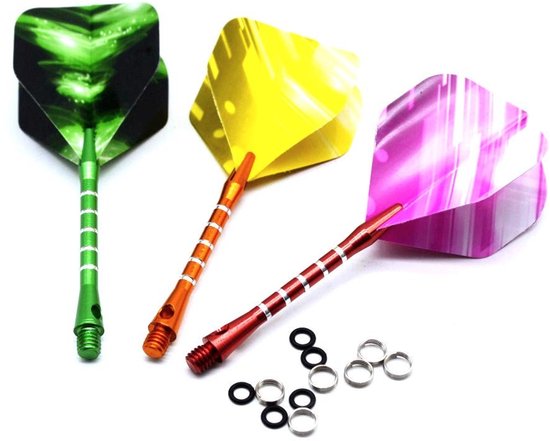 Solidchoice - Set van 60 Dart Flights in Diverse Kleuren en Stijlen van Solidchoice — afbeelding 5