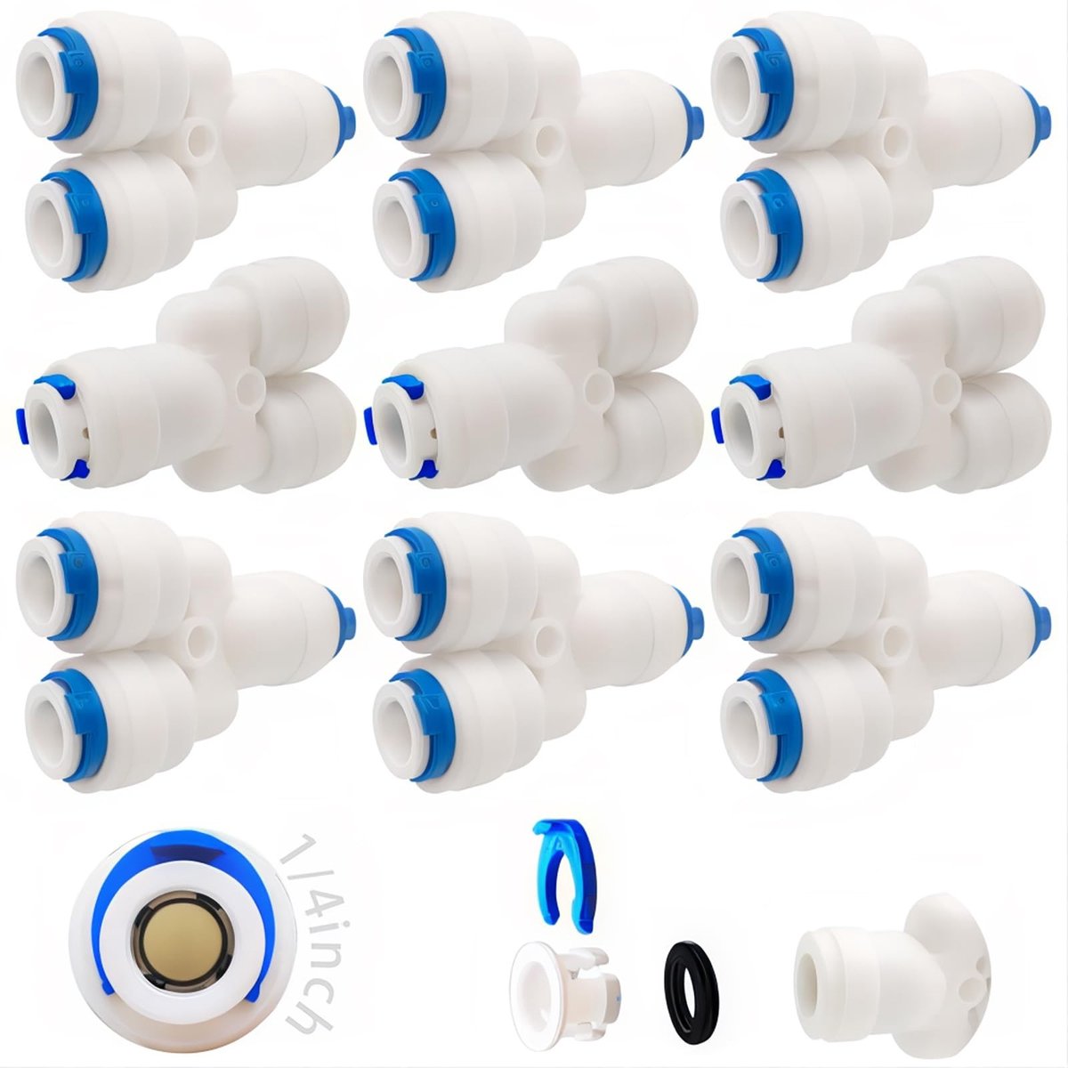 Solidchoice - 9 Stuks Adapter Connectoren voor Waterfilters