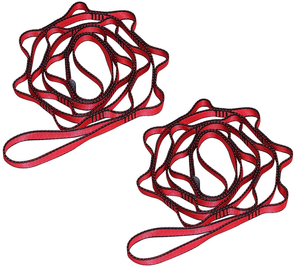 Solidchoice - 2 Stuks Veiligheid Daisy Kettingen Verstelbare Nylon Band voor Klimmen en Yoga
