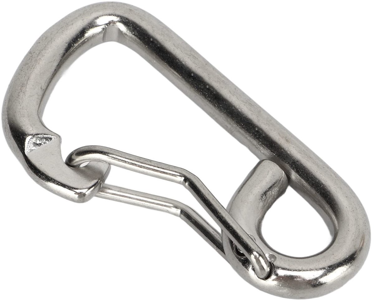 Solidchoice - Heavy Duty RVS Spring Carabiner voor Duikuitrusting