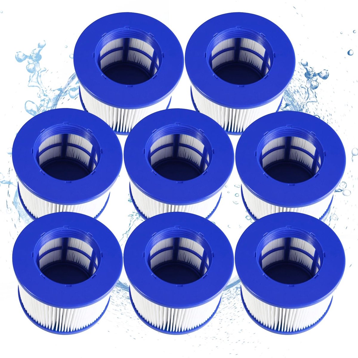 Solidchoice - Filterpatronen voor Opblaasbare Spa (8 Stuks)