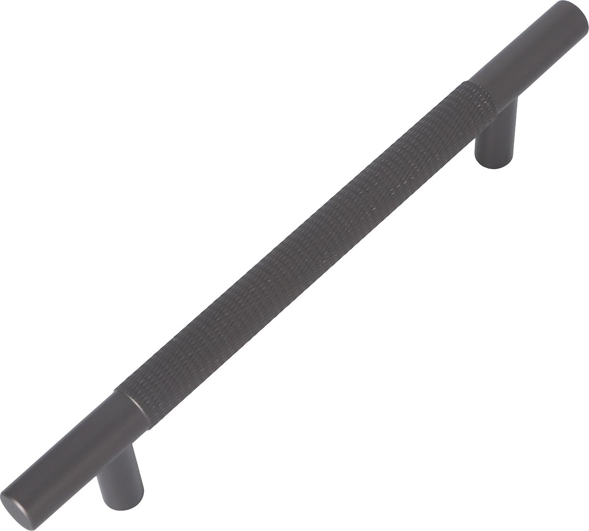 Meubelgreep Alvaro gun metal 182mm - Boorafstand 128mm