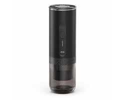 Reky Koffiezetapparaat - koffiezetapparaten voor onderweg - Espressomachine - Capsule - Voor Reizen en Camping - Zwart - 80 ml