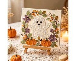 Halloween glazen mozaïek doe-het-zelfpakket - Mozaïek DIY Kit - Glasscherven in gebrandschilderd glas - Halloween-thema - Complete doe-het-zelfpakket voor volwassenen en kinderen - Mozaïekkunst - Geschikt voor volwassenen en beginners