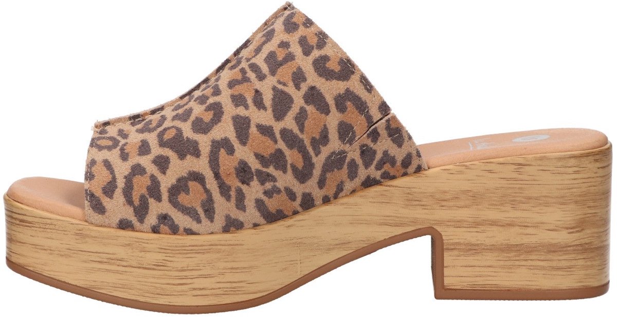 La Strada Platform Sandaal Leopard Leer - Damesschoenen - Maat - 41