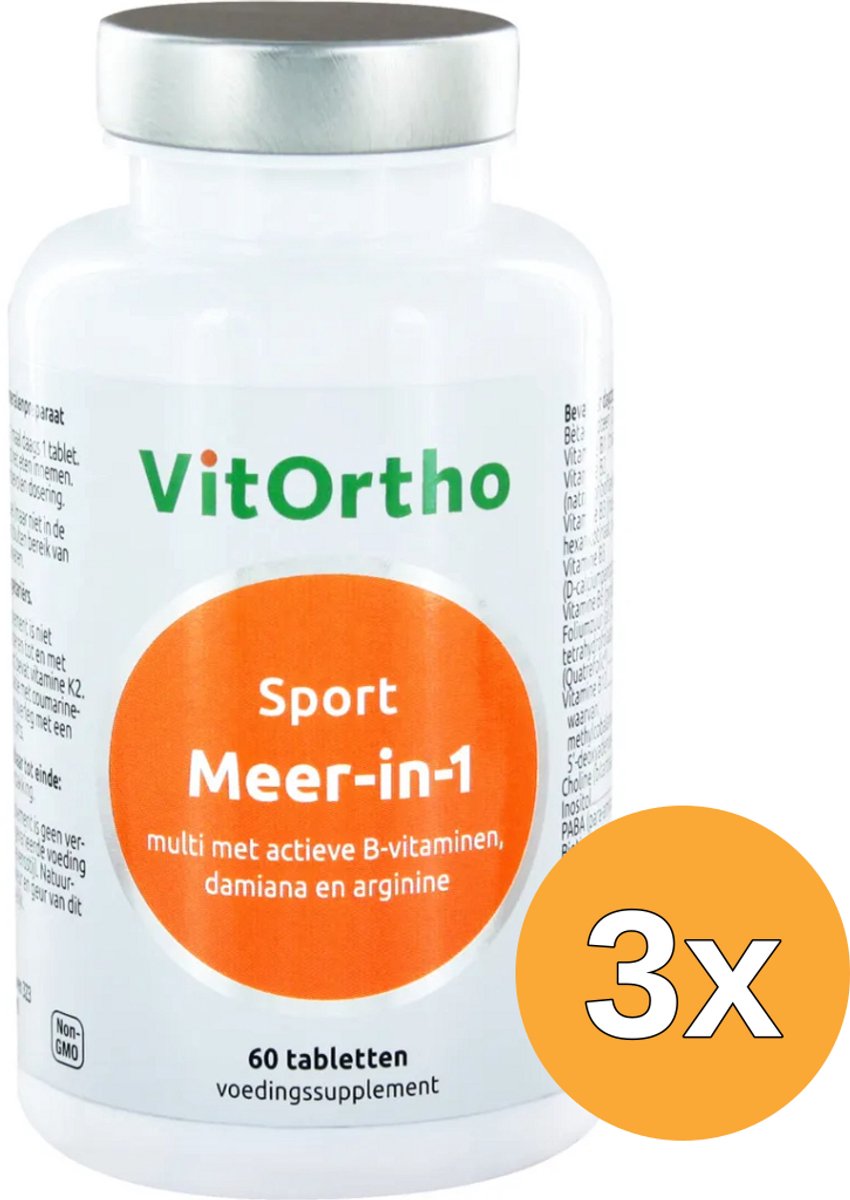 3x VitOrtho Meer in 1 sport (60 tabletten)