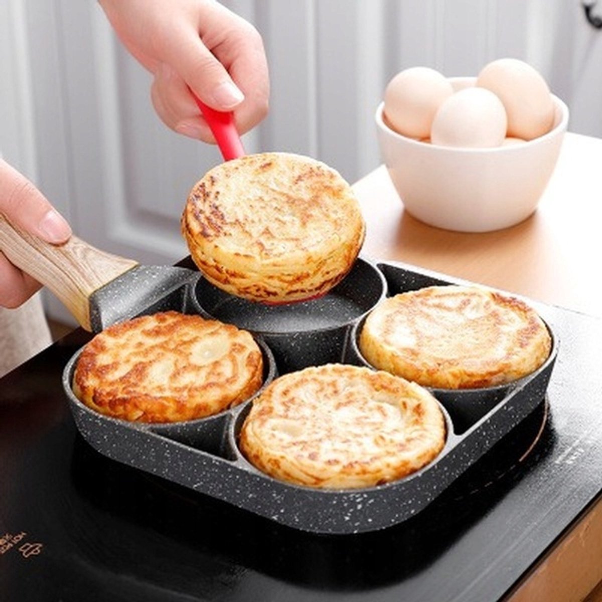 Merkloze Marmite Pan voor Eieren & Pannenkoeken - 18 cm