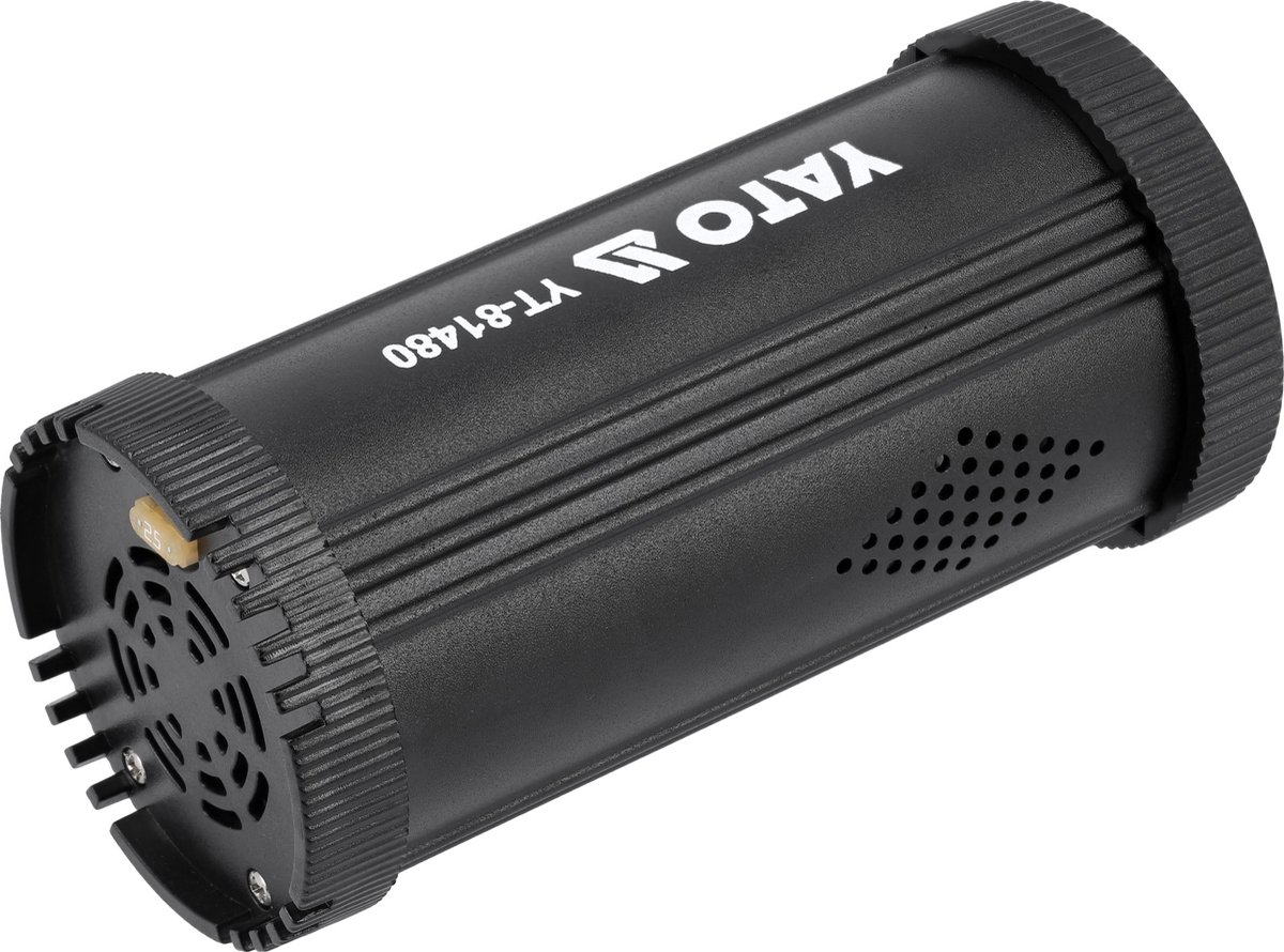 Compacte Omvormer 12V naar 230V - 150W Continu (300W Piekvermogen) - Met USB-A Poort - Inverter voor Auto, Camper & Boot - Ultra Lichtgewicht 440 Gram