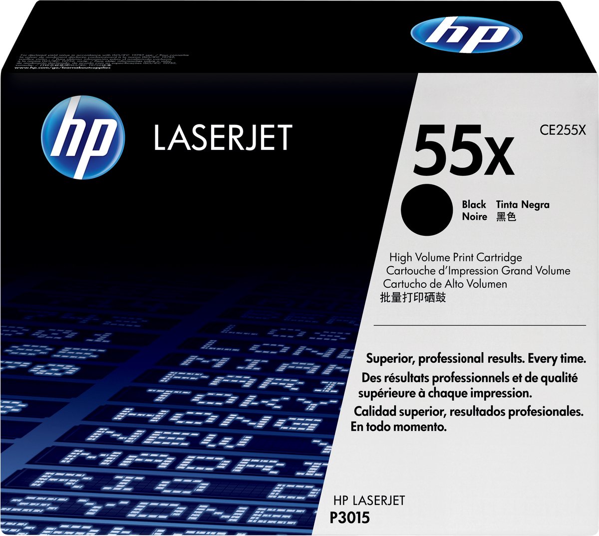 HP 55X - Tonercartridge / Zwart / Hoge Capaciteit