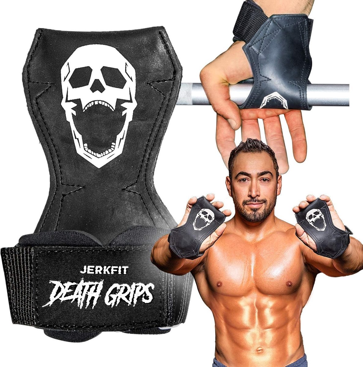 Solidchoice - Ultra Premium Hefbanden voor Deadlifts en Pull-Ups
