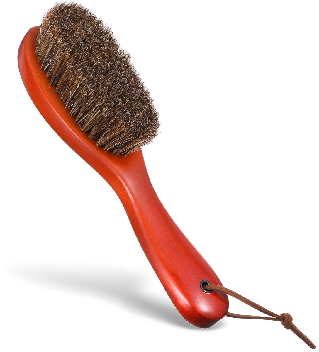 Solidchoice - Houten Kledingborstel met Paardenhaar voor het Verwijderen van Pluis en Dierlijke Haren