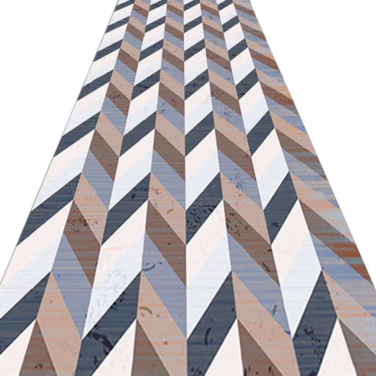 ZRUYI Runner Rugs Rug Corridor Mat Modern Geometric Pattern Simple Multifunctional Rectangular Rug, Customize Size - ShopVlot