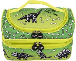 Fringoo® Multi-compartment kids lunch bag thermal insulated cooler bag school nursery double-decker food snacks - ShopVlot