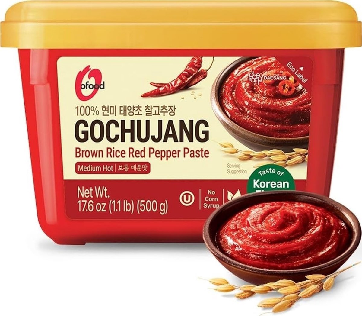 Chung Jung One Gochujang Slices with warm red pepper 500g - ShopVlot