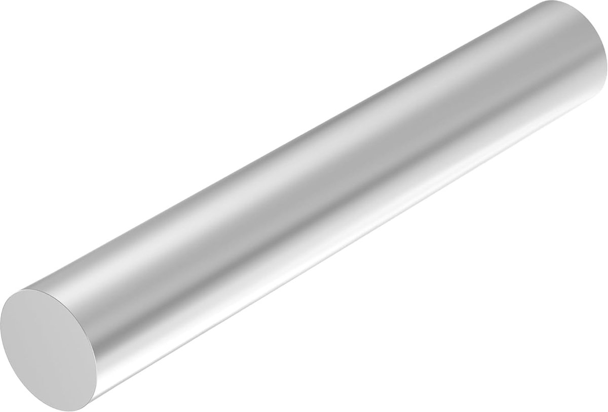 6061 Aluminum Round Bar, 25mm x 254mm, Aluminum Round Aluminum Round Bar, Round Solid Aluminum Bars for DIY Craft - ShopVlot