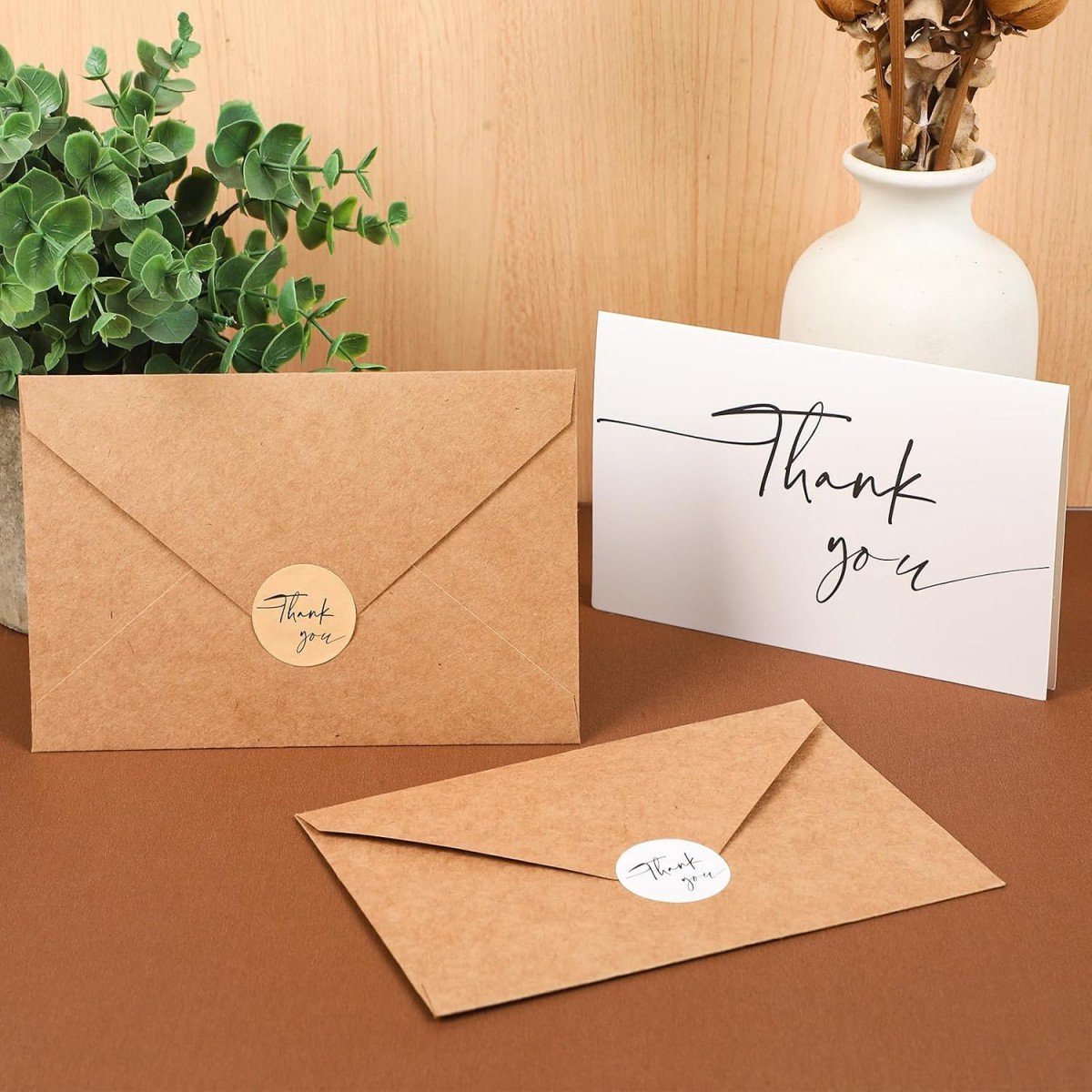Envelop - Kaartenenvelop - 30 enveloppen + 30 wenskaarten + 30 stickers - 15,8 x 10,8 cm - Kaartenopslag - Minimalistische envelop - Innovatieve envelop - Bedankkaart - Wenskaart - Envelopset