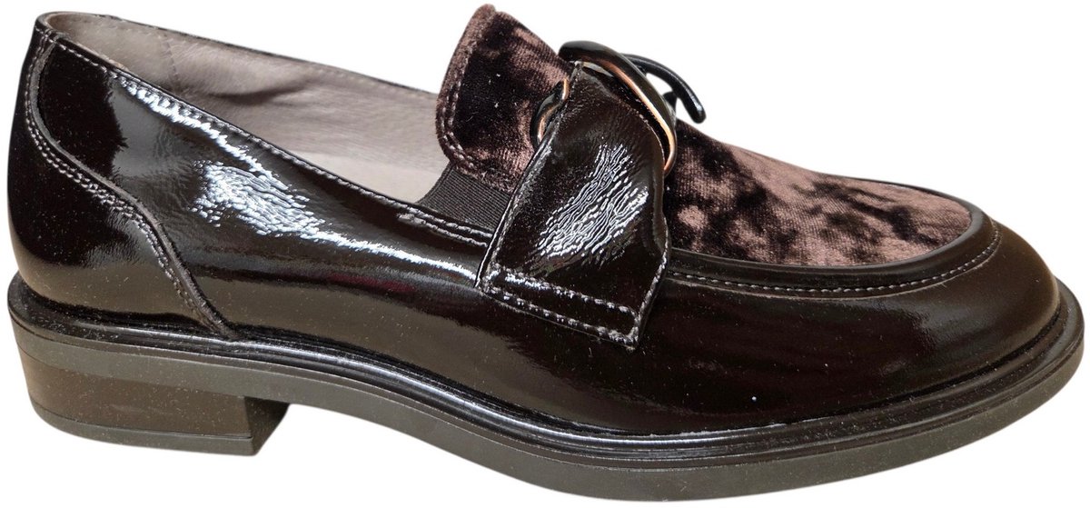 DL Sport 7181 222 04 Scillak TDM Loafers Bruin Lak Dames - Bruin - 39