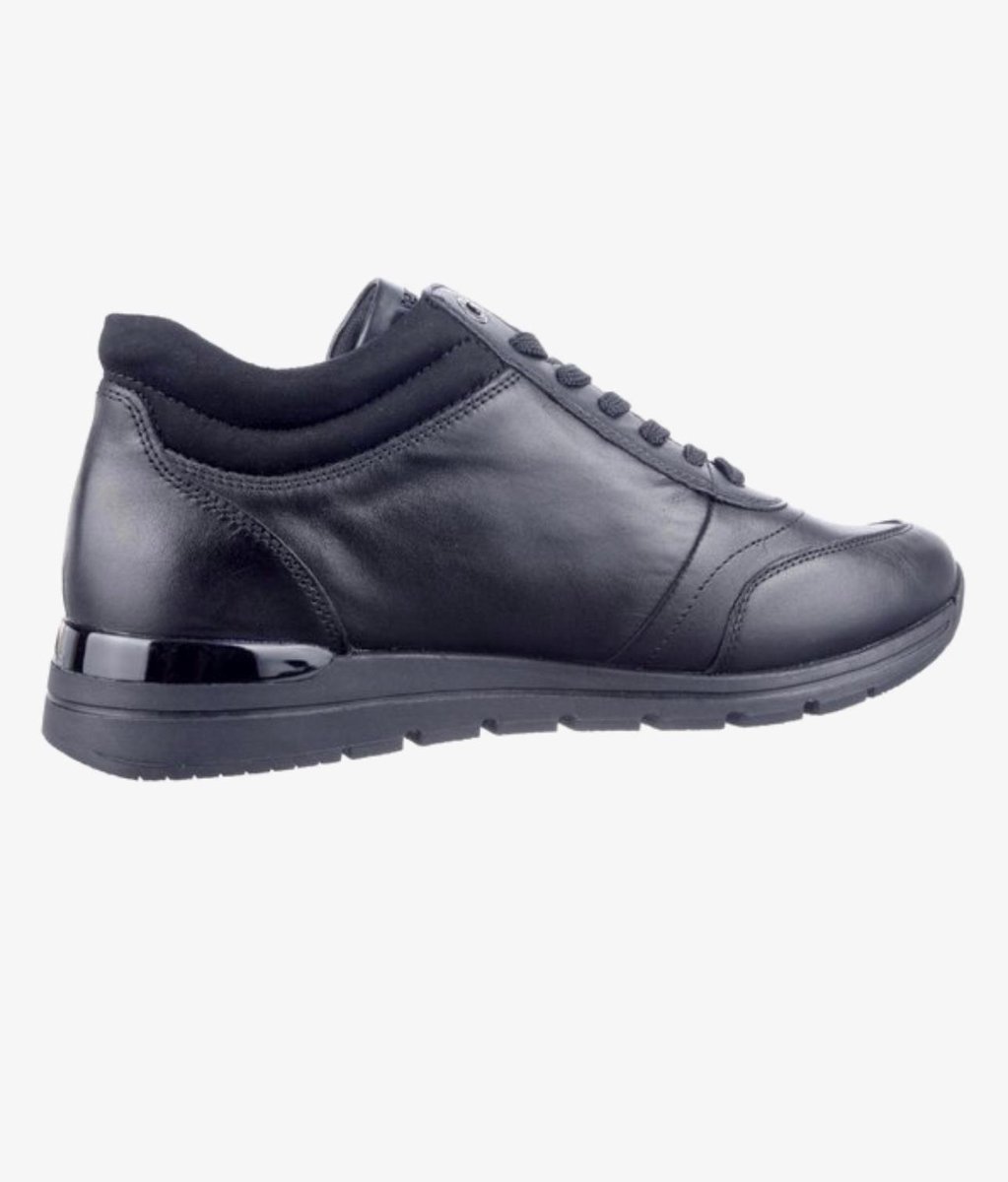 Remonte R6775-00 maat 37 zwarte halfhoge schoenen rits en veters