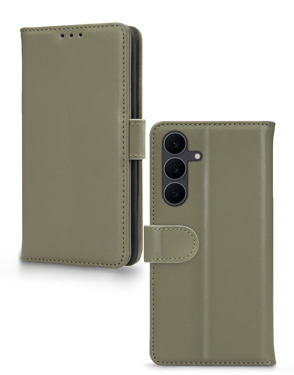Mobilize Premium Gelly Wallet Book Case - Geschikt voor Samsung Galaxy S25 FE - 5G/S26 FE 5G Green