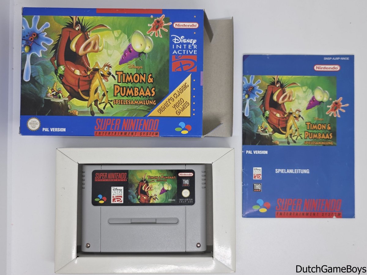 Super Nintendo / Snes - Timon & Pumbaas - NOE