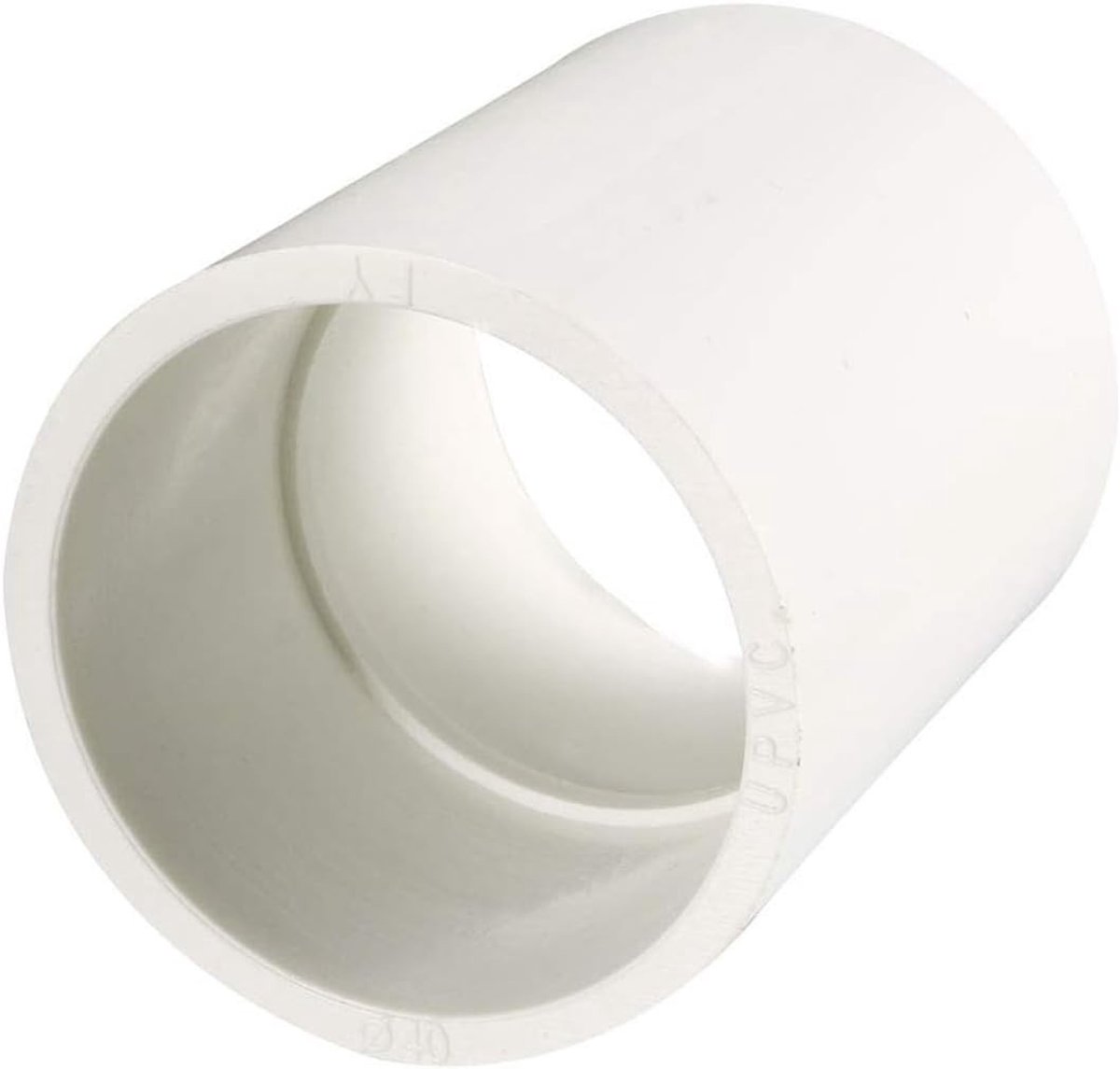 40mm Rechte PVC Buiskoppeling voor Tuin en Hookah, Solvent Weld Verbinding, Duurzame Waterafvoer Accessoires