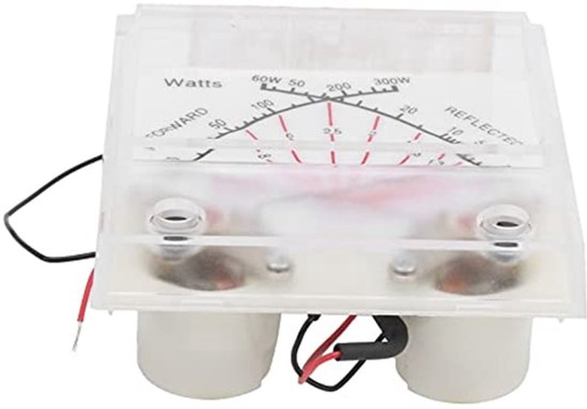 SWR/Power Watt Meter, SWR Power Meter Dubbele Naald 60/300W Power Meter Zender met Achtergrondverlichting