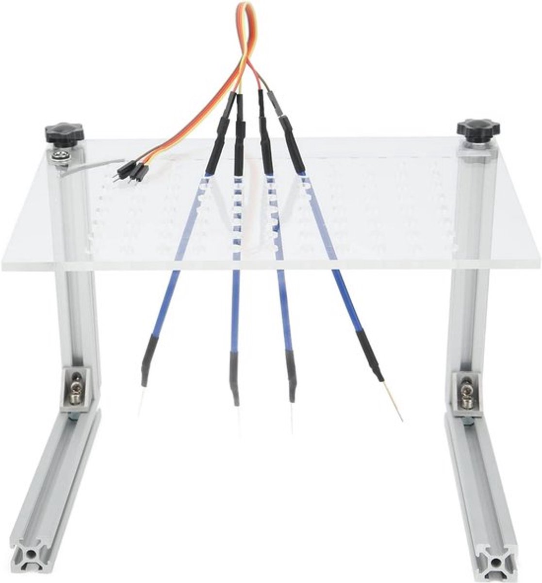 LED BDM-framebeugel - Multifunctioneel ECU-programmeerhulpmiddel - Zilver - 4 proefpennen - Voertuigen - Compatibel met verschillende modellen - Zilveren LED BDM-framebeugel voor voertuigen