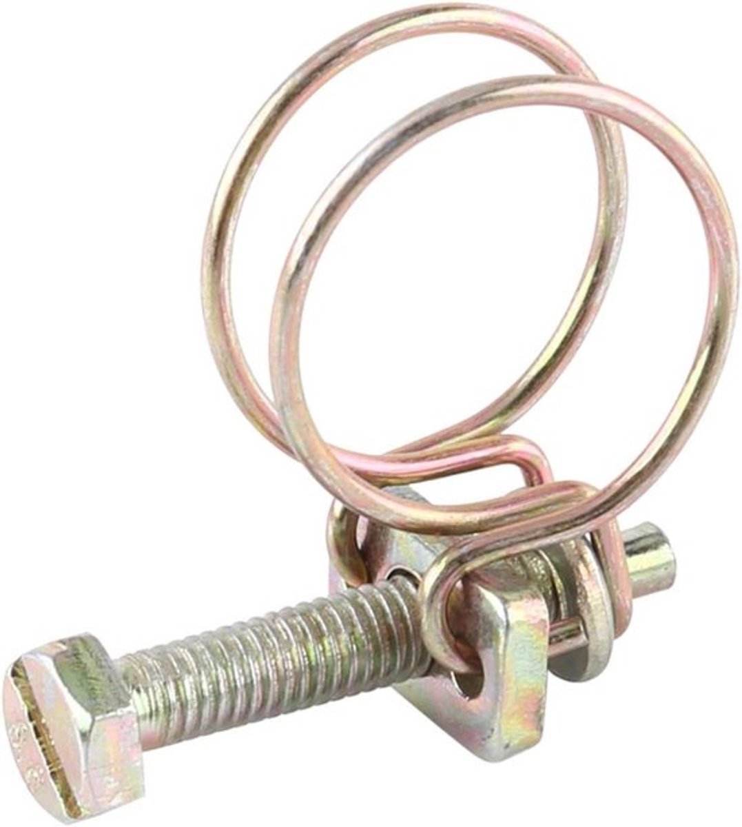 - Slangklemmen 10 stuks - Verstelbare - Dubbele draad - Waterslang - Barb klem - Buis clip - Hoepel - Sanitaire sluiting (16 mm 13-16)