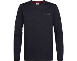 Petrol Industries - Heren Longsleeve T-shirt porter - Blauw - Maat XXL