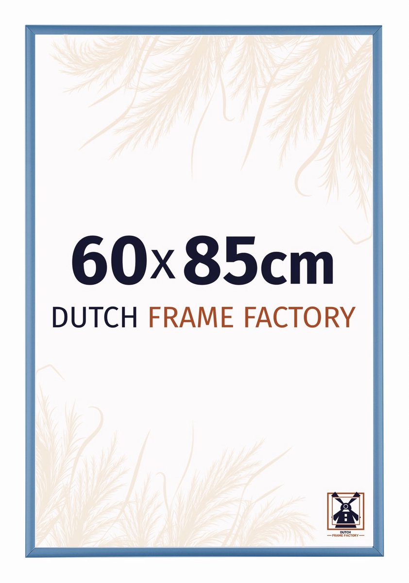 Fotolijst 60x85 cm - Aluminium - Staal Blauw - Kampen