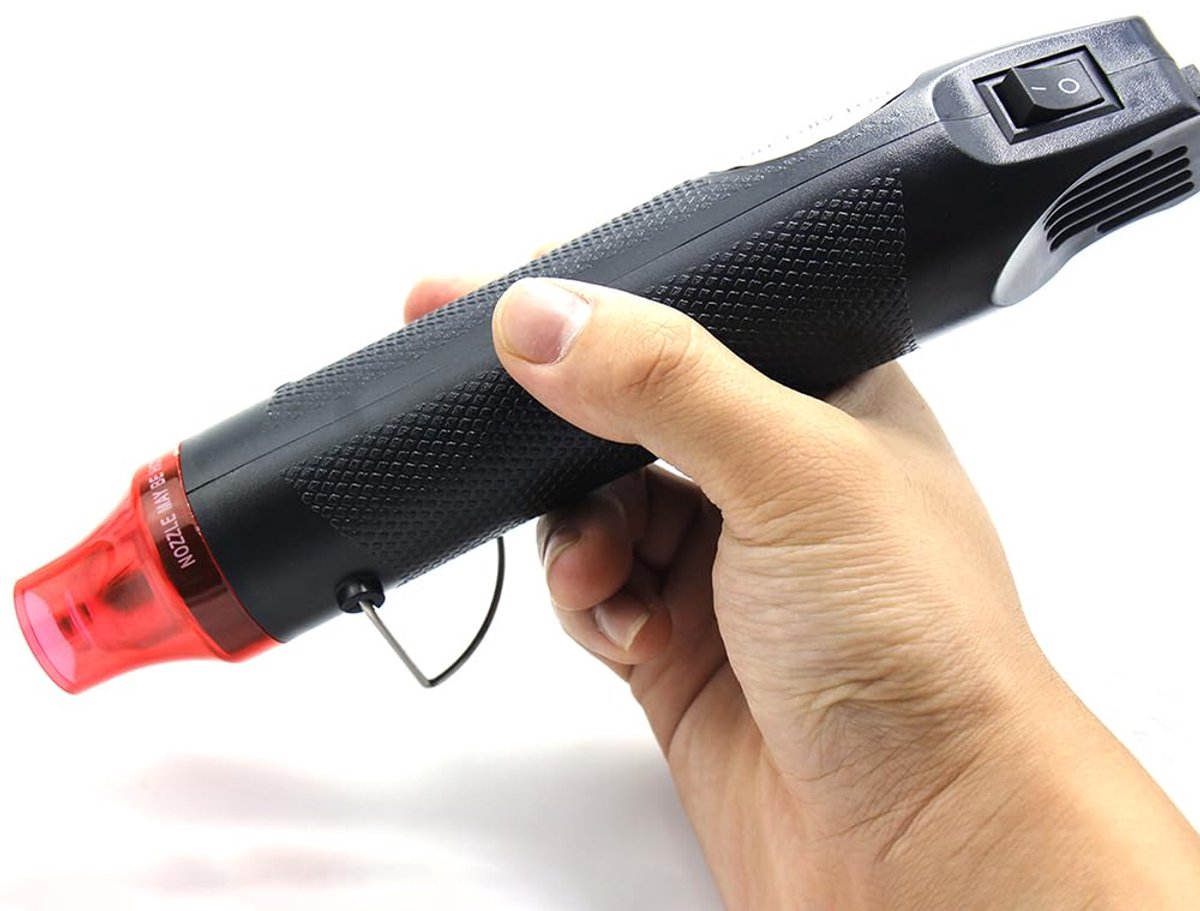 Heteluchtpistool - 300W -Draagbare heteluchtblazer – Hittepistool - handheld heteluchtföhn - Klein en lichtgewicht - DIY - Hobby - Zwart
